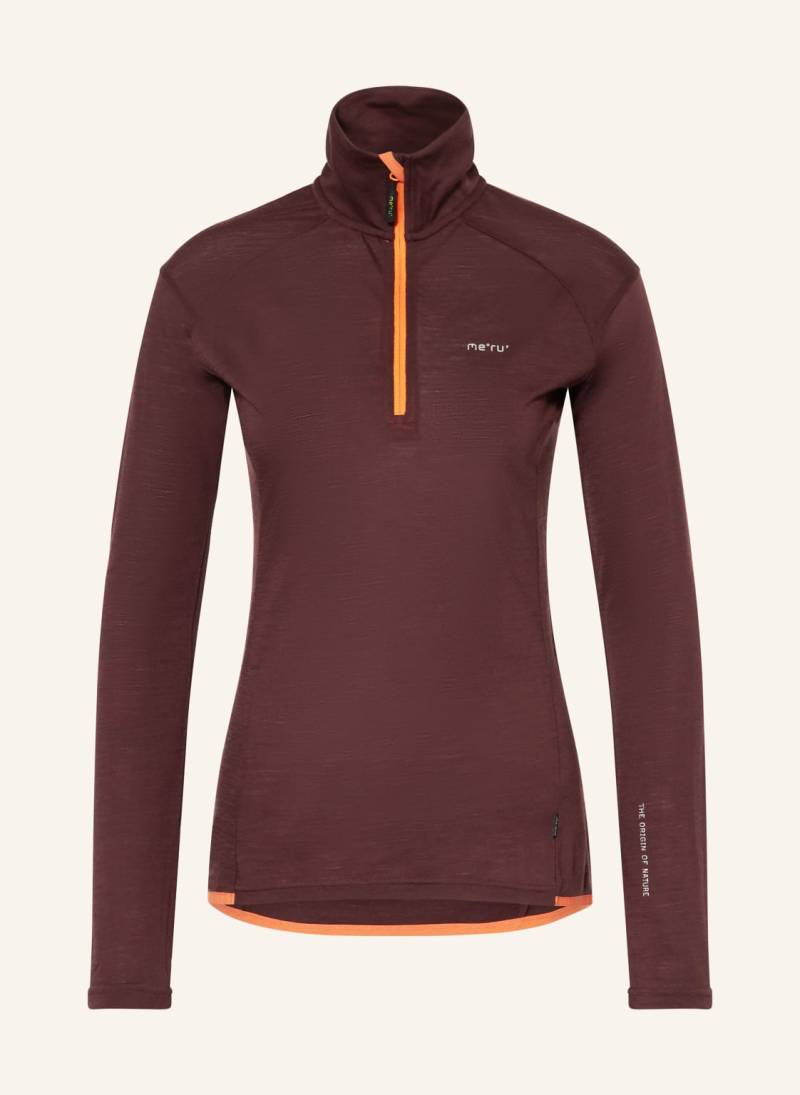 Me°Ru' Midlayer Vordingborg Mit Merinowolle grau von me°ru'