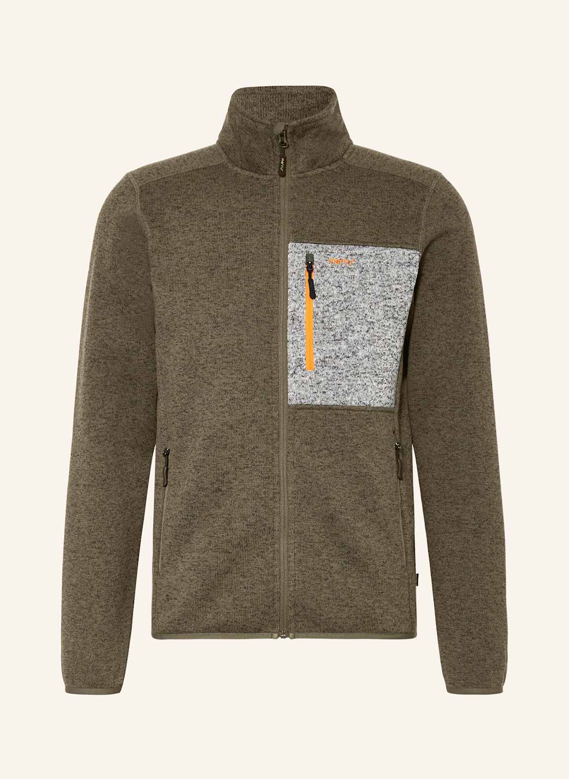 Me°Ru' Strick-Fleecejacke Askersund gruen von me°ru'