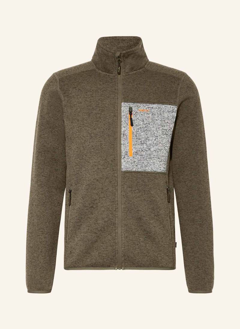 Me°Ru' Strick-Fleecejacke Askersund gruen von me°ru'