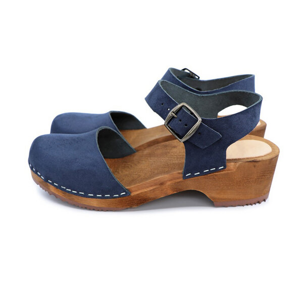 FREJA - schwedische Holz Clogs Sandale von me&myclogs - low heel von me&myClogs