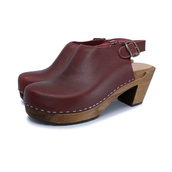 IDÉ - schwedische Holz Clogs von me&myClogs - high mid heel von me&myClogs