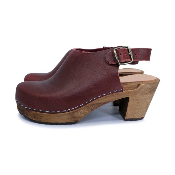 IDÉ - schwedische Holz Clogs von me&myClogs - high mid heel von me&myClogs