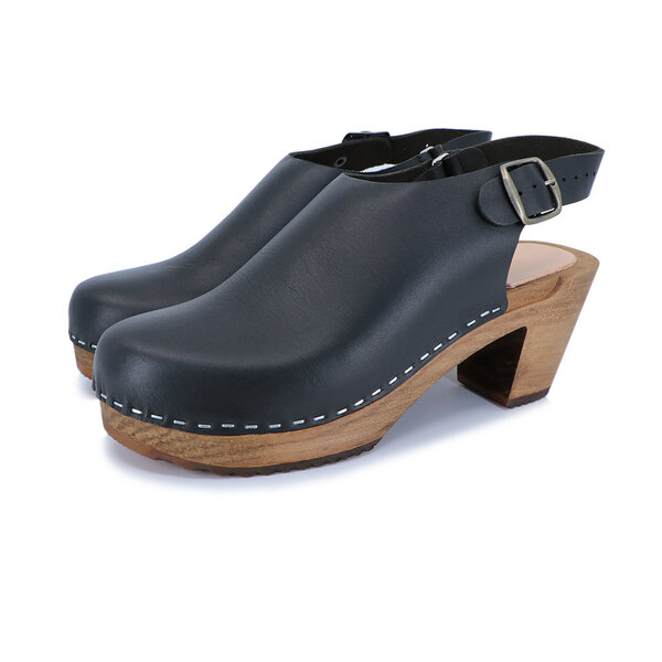 IDÉ - schwedische Holz Clogs von me&myClogs - high mid heel von me&myClogs