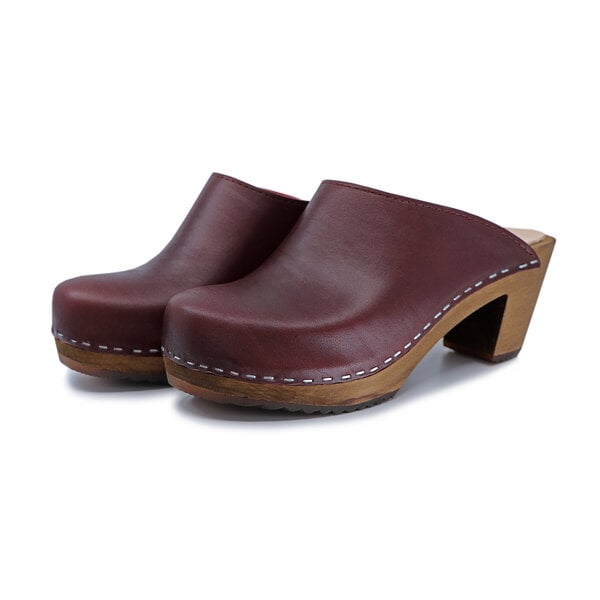 LIV - schwedische Holz Clogs von me&myclogs - high mid heel von me&myClogs