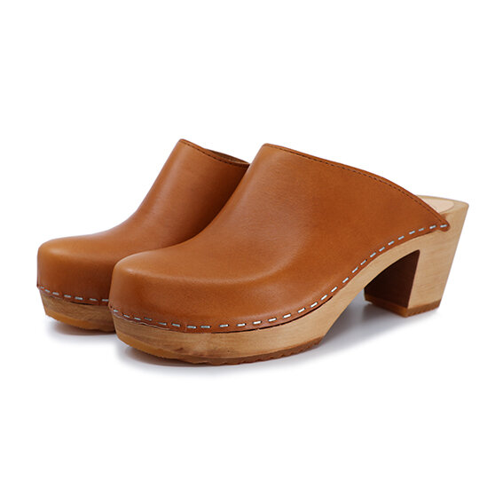 LIV - schwedische Holz Clogs von me&myclogs - high mid heel von me&myClogs