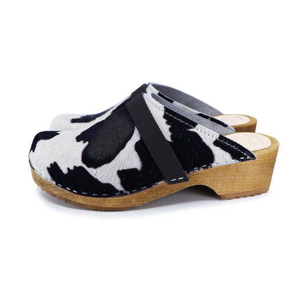 LYCKA COW - KUH schwedische Holzclogs von me&myClogs - low heel von me&myClogs
