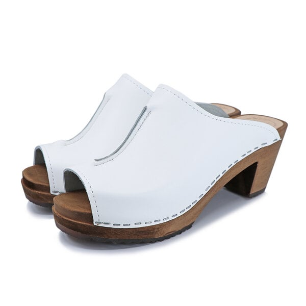 SIGNE - schwedischer Holz Clogs von me&myclogs - high mid heel von me&myClogs