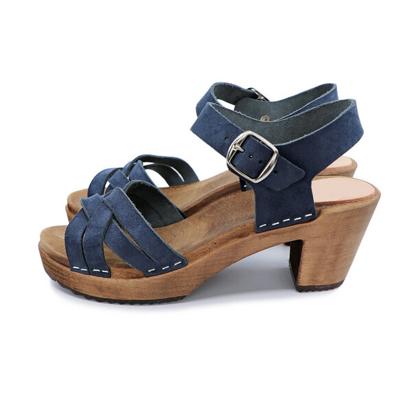 TILDE - schwedische Holz Clogs Sandale von me&myclogs - high mid heel von me&myClogs