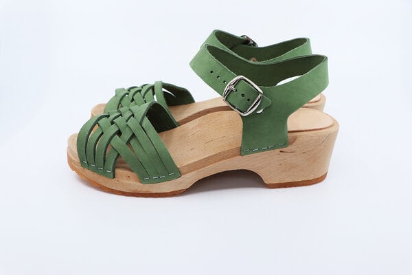 VAR - schwedische Holz Clogs Sandale von me&myclogs - low heel von me&myClogs