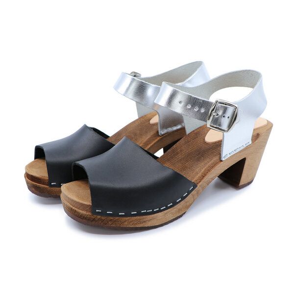me&myClogs CLEO - Holz Clogs - high mid heel von me&myClogs
