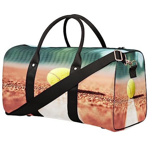 Sportball-Reisetasche, faltbar, Sporttasche, Wochenendtasche, Workout-Tasche, Schultertasche, Handgepäck, Grifftasche für Damen und Herren, metallisch von meathur