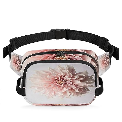 Springs Prettiest Blooms Gürteltasche für Damen und Herren, modische Crossbody-Fanny-Packs mit verstellbarem Riemen, Hüfttasche für Reisen, Wandern, Radfahren, Laufen, metallisch von meathur