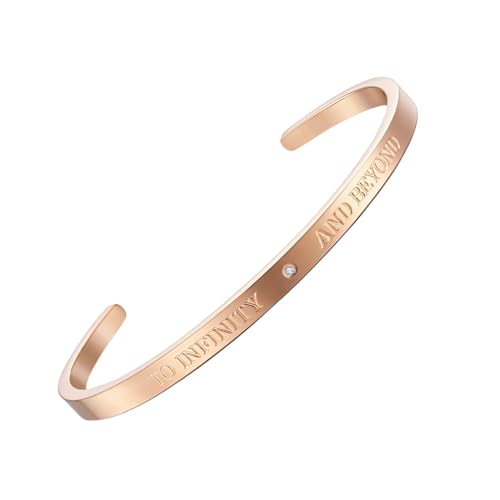 Karma NH11001969 Armreif Damen Roségold Edelstahl Kristalle modernes Design Modeschmuck modern elegant Geschenkidee Damenschmuck Damenarmreif von meberg