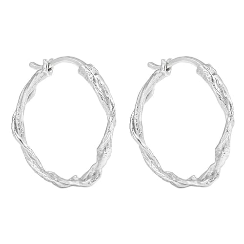 Karma NH11307782 Ohrringe Creolen Sterling Silber925 20 mm Silber Matt Damenohrringe Kreolen Ohrschmuck Damenschmuck Ohrschmuck Damen von meberg