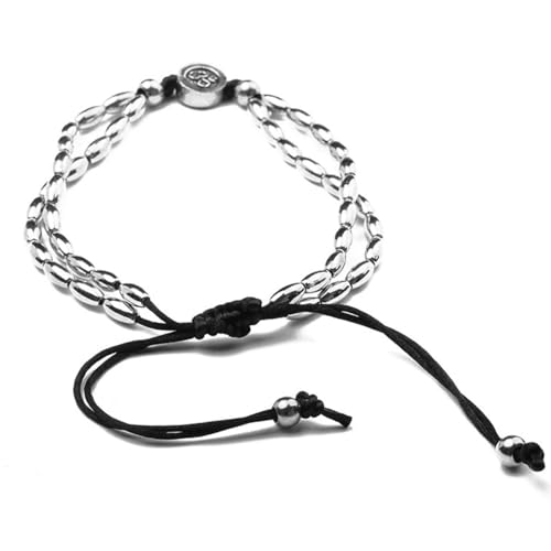 meberg Karma NHDP171390_medaillon Fußkettchen Ethno Medaillon Legierung Textil Fusskette Strandschmuck Fußschmuck Accessoire Damenfußkette (Medaillon) von meberg