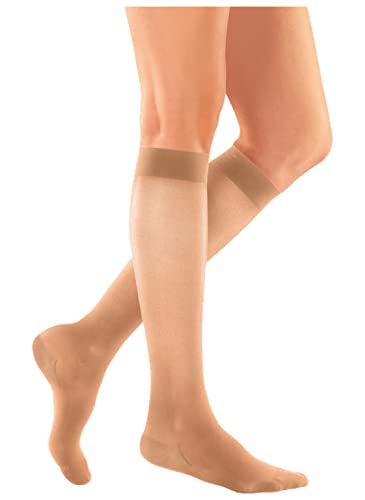 medi MJ-1 Metropole Kompressions-Kniestrümpfe | Größe M | Farbe: Honey | L1 Kurz | Damen von medi