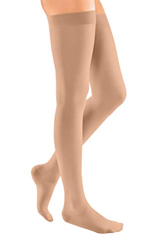 medi mediven elegance - 026S114 Oberschenkellange Damen Kompressionsstrümpfe mit geschlossener Spitze | CCL2 | Micronoppen-Haftband sensitiv | caramel | Gr. IV normal medi mediven elegance - 026S114 Oberschenkellange Damen Kompressionsstrümpfe mit geschlossener Spitze | CCL2 | Micronoppen-Haftband sensitiv | caramel | Gr. IV normal von medi