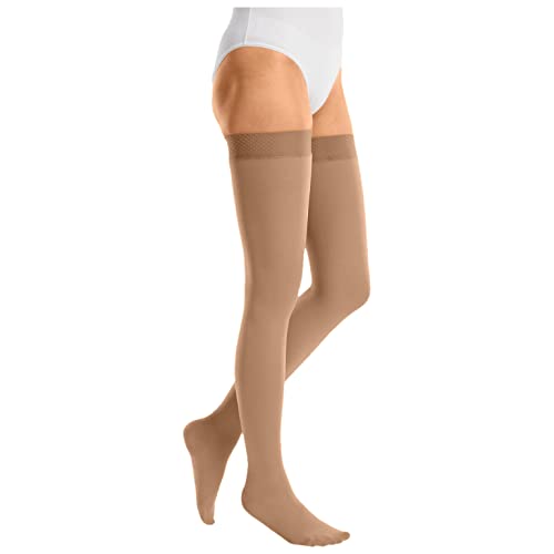 mediven Cotton CCL2 AG MBs schwarz m Sp (as3, Alpha, xx_l, Regular, Regular, Caramel) von medi