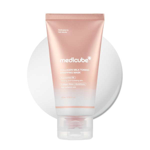 medicube - Collagen Milk Toning Wrapping Mask - 75ml von medicube