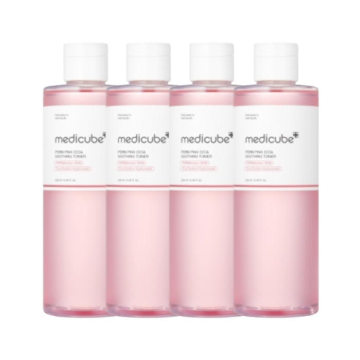 medicube - PDRN Pink Cica Soothing Toner - 250ml (4ea) Set von medicube