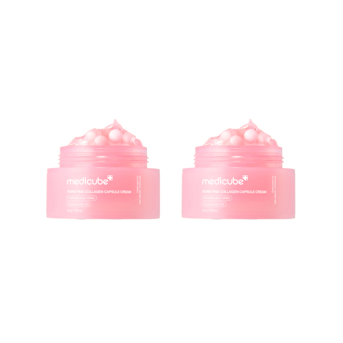 medicube - PDRN Pink Collagen Capsule Cream - 55g (2ea) Set von medicube