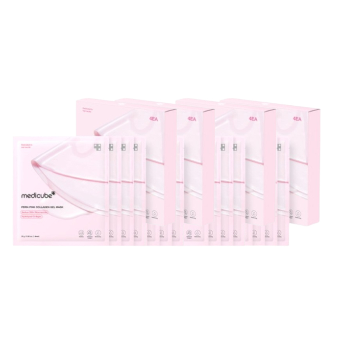 medicube - PDRN Pink Collagen Gel Mask - 28g*4ea (4ea) Set von medicube