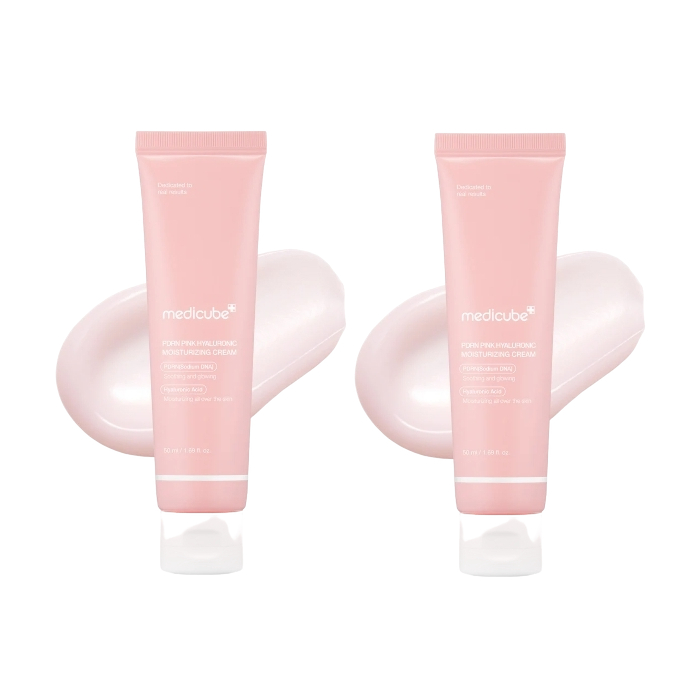 medicube - PDRN Pink Hyaluronic Moisturizing Cream - 50ml (2ea) Set von medicube