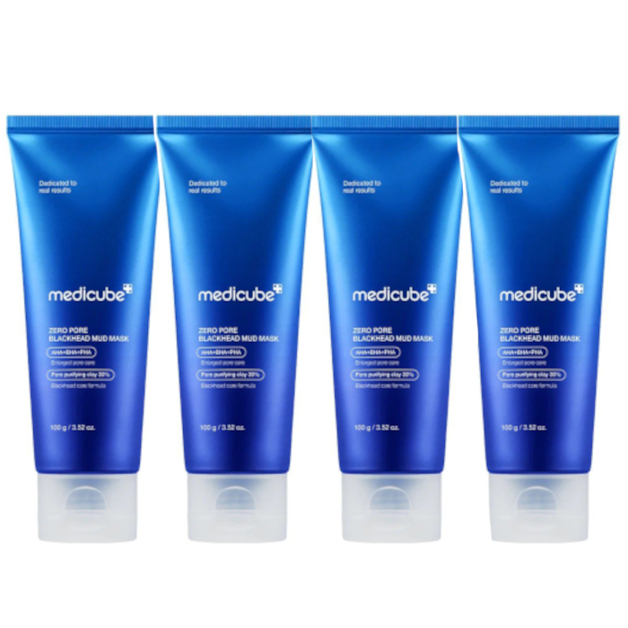 medicube - Zero Pore Blackhead Mud Mask - 100g (4ea) Set von medicube