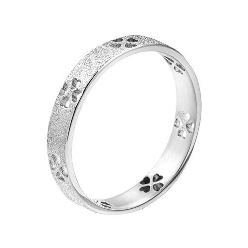 meditoys · Ring aus Edelstahl für Damen · Nickelfrei · Gebürstet · Breite: 6,0 mm von meditoys
