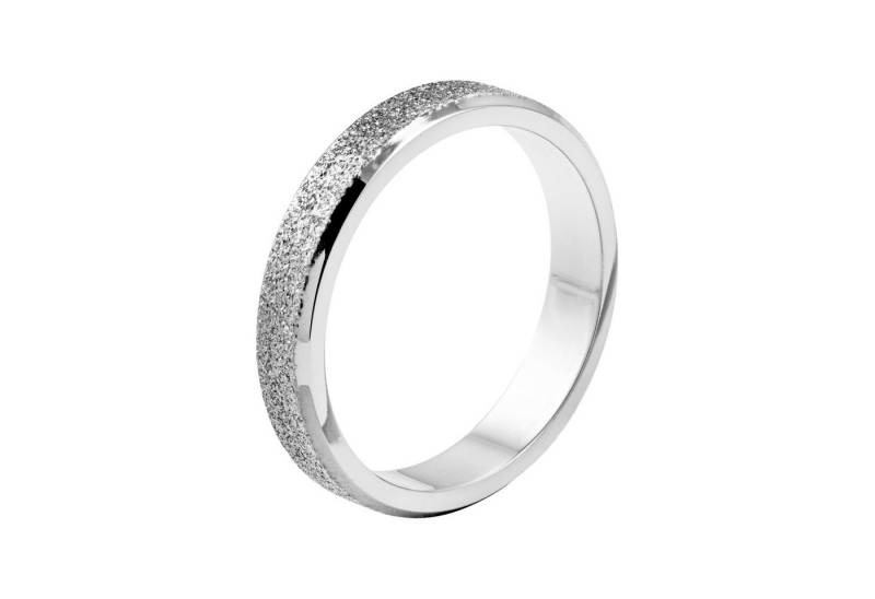 meditoys Fingerring Damen-Edelstahlring · silberfarben mit Kristalleinschlüssen · 52 von meditoys