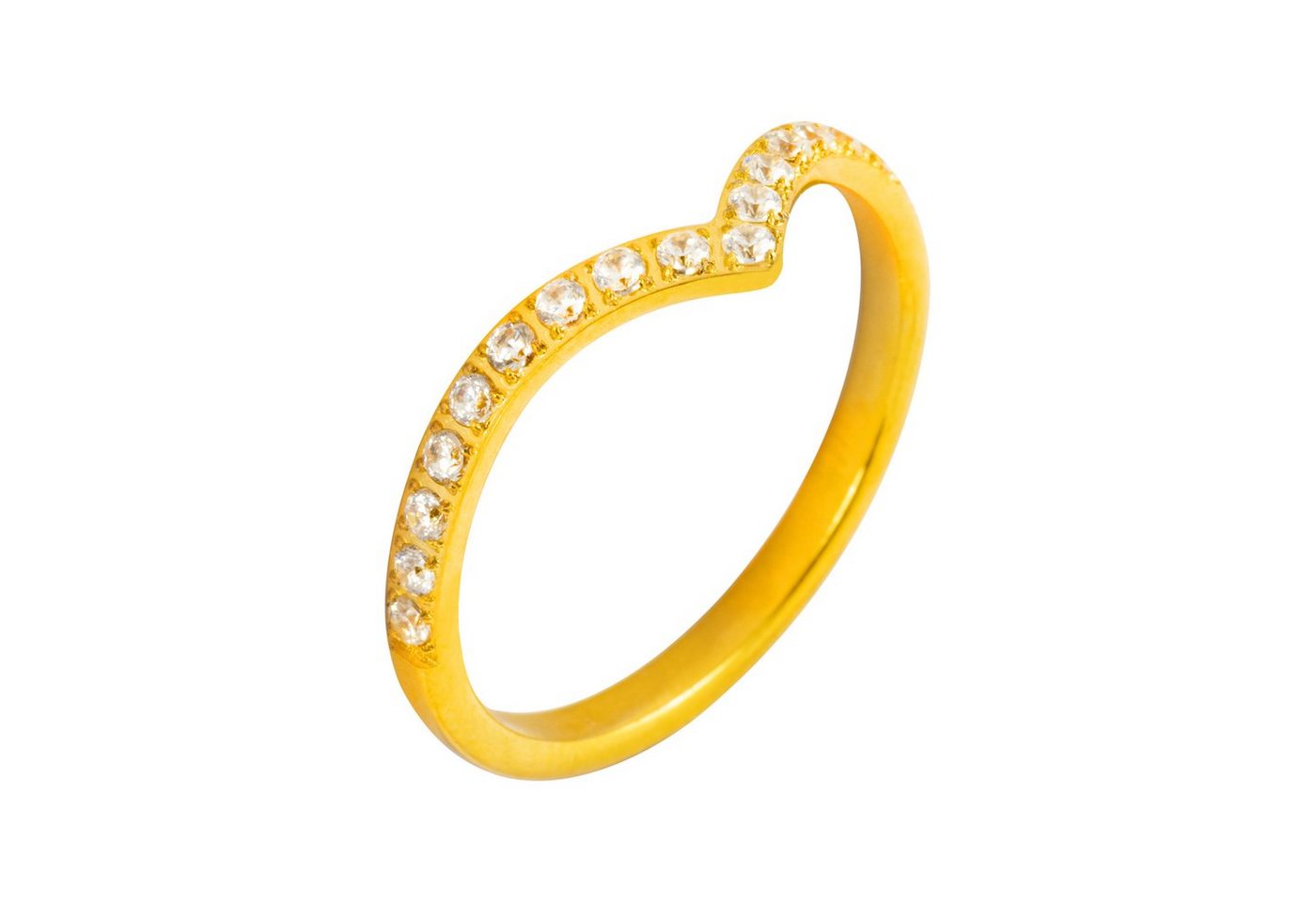 meditoys Fingerring Ring aus Edelstahl für Damen · Filigraner, eleganter Edelstahlring in von meditoys