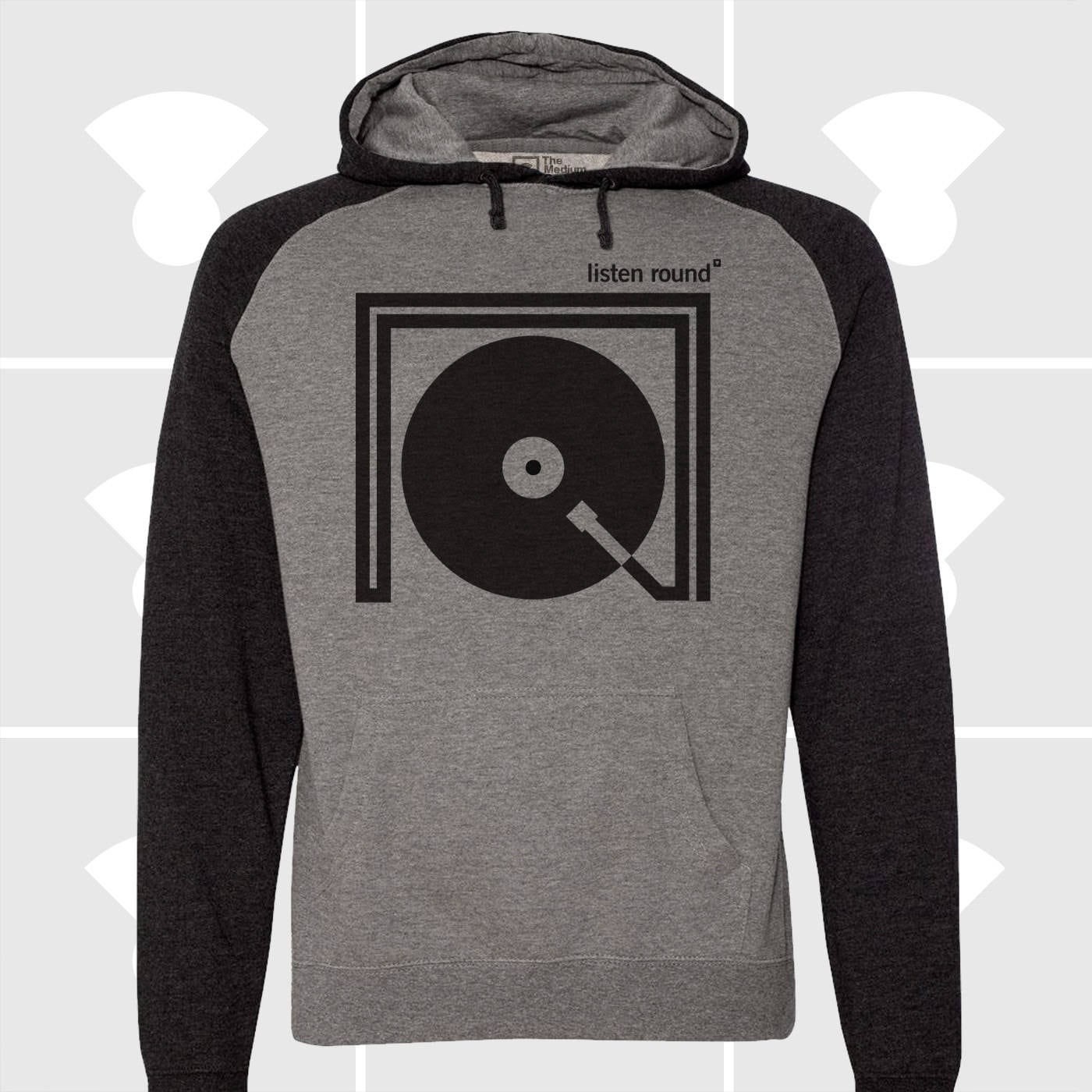 Plattenspieler Hoodie Pullover | Dj Geschenk Unisex Sweatshirt Runde Grafik Hören von mediumcontrol