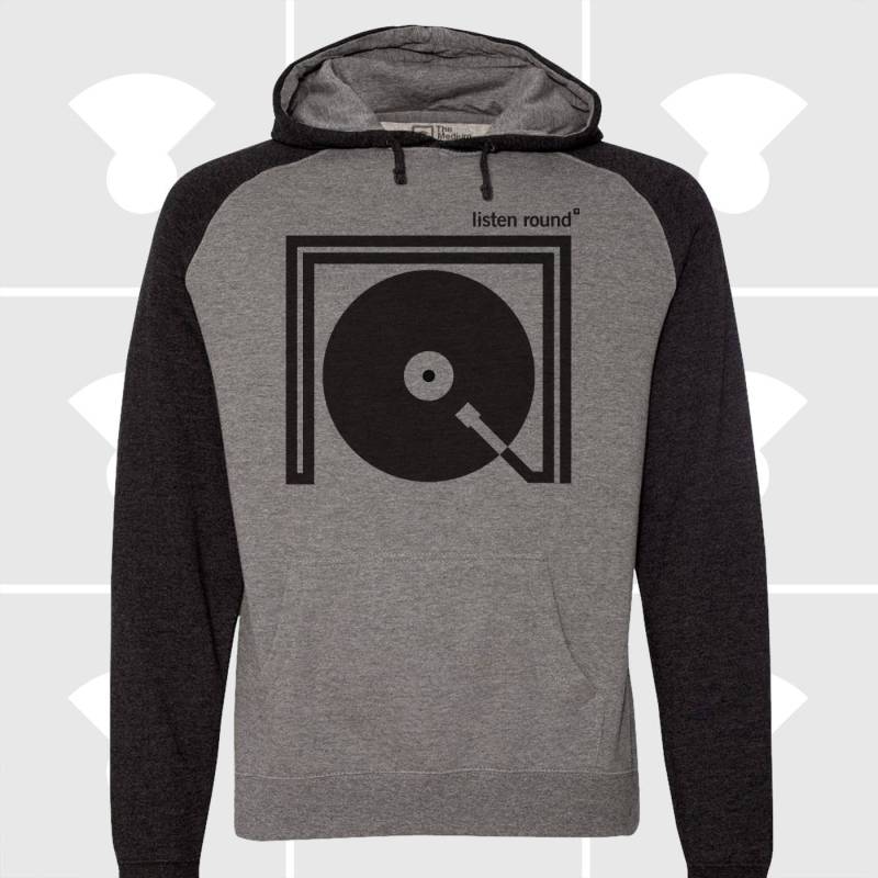 Plattenspieler Hoodie Pullover | Dj Geschenk Unisex Sweatshirt Runde Grafik Hören von mediumcontrol