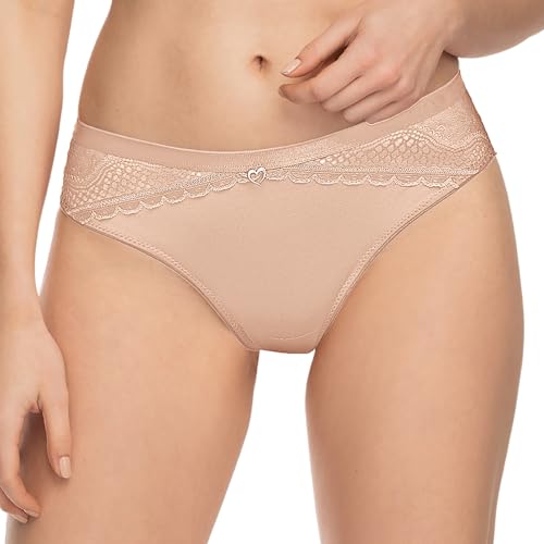 mefemi Brazilian Slip Clarisa – Sinnliche Eleganz und Komfort – Modellierende Spitzen-Slips mit Feiner Verarbeitung von mefemi