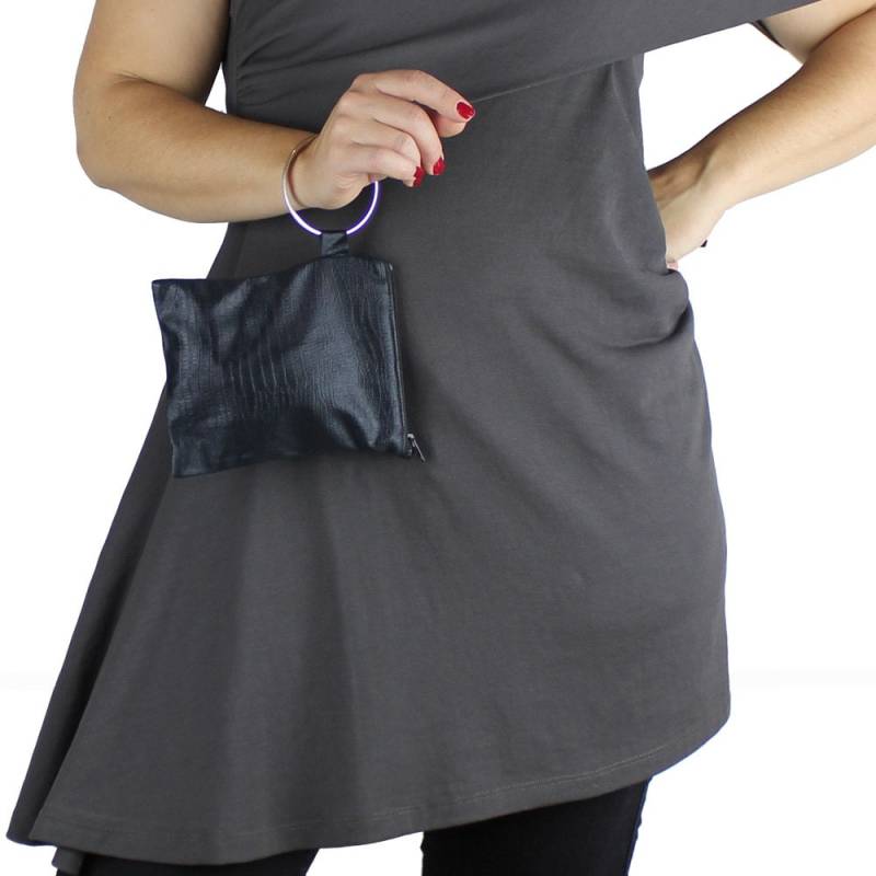 Kleine Schwarz-Armband-Armband Mit Silber-Armband von meganleone