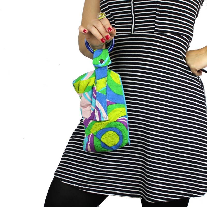 Mod Blau Grün Lila Wirbel Armband Handtasche von meganleone