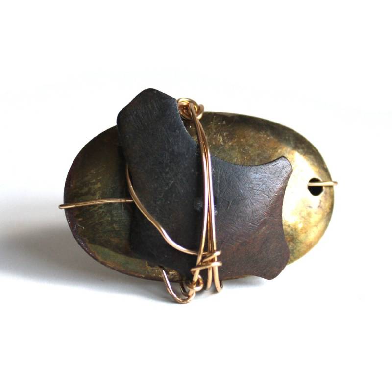 Versteinertes Holz Und Bhs Ring That Rocks Größe 4.5 von meganleone