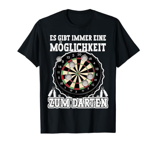 Dart Darts Dartspieler lustiger Spruch für Damen & Herren T-Shirt von mehr Dart Motive mit Lustigen Sprüchen