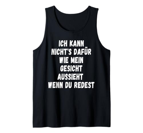 Gesicht Arbeit Büro für Männer mit frechen lustigen Sprüchen Tank Top von mehr Motive von Lustige Sprüchen für Jung & Alt.