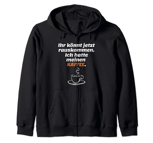 Kaffee Cafè Kaffe Cafe für Damen Herren mit Lustige Sprüche Kapuzenjacke von mehr Motive von Lustige Sprüchen für Jung & Alt