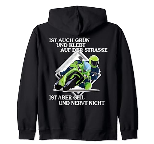 Motorradfahrer Sarkasmus Spruch Biker Für Damen & Herren Kapuzenjacke von mehr Motive von Motorrad Sprüchen