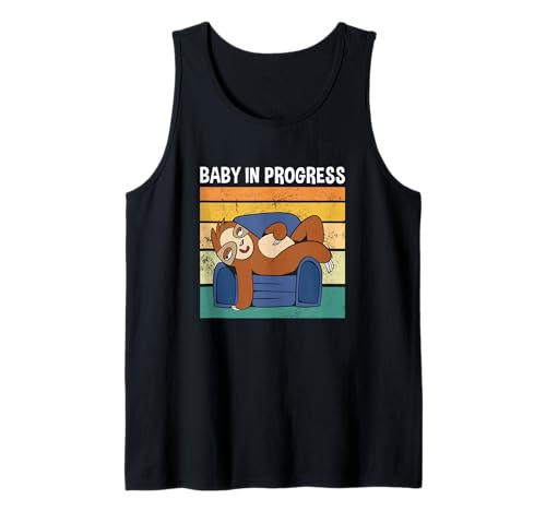 Baby In Progress Süßes Faultier Tank Top Baby In Progress Süßes Faultier Tank Top von >>mehr Vintage Faultier und Faultier Spruch hier