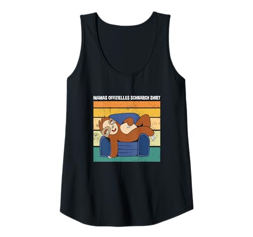 Damen Mamas Offizielles Schnarch Shirt Süßes Faultier Tank Top Damen Mamas Offizielles Schnarch Shirt Süßes Faultier Tank Top von >>mehr Vintage Faultier und Faultier Spruch hier