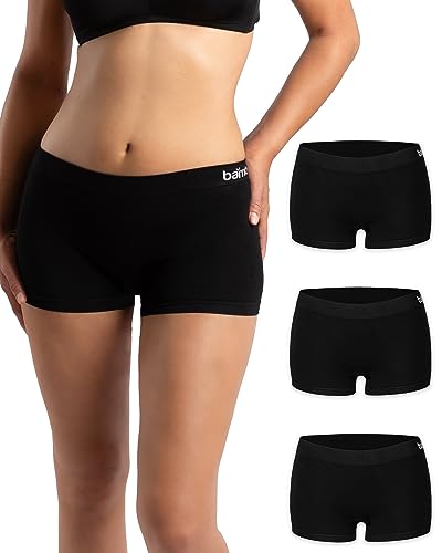 mehrstrumpf 3/6 Pack Damen Pantys Boxershorts Nahtlos aus Seidenweicher Bambusfaser (Modell: Loona) von mehrstrumpf