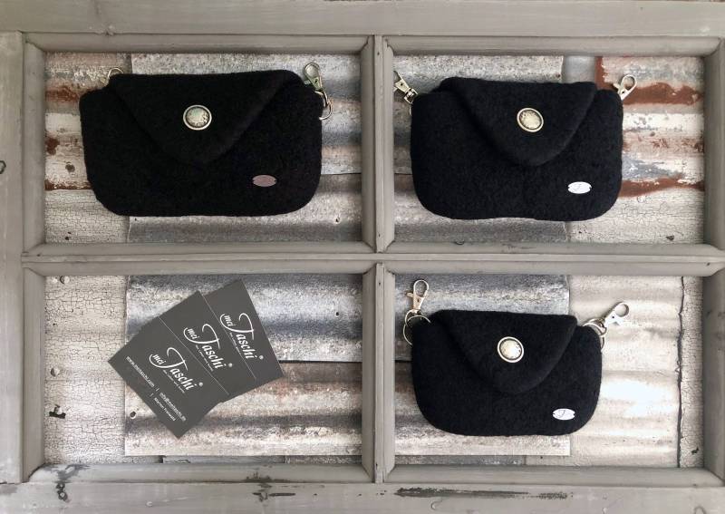 Schwarze Gürteltasche Für Männer Und Frauen, Ideal Als Handy Tasche Oder Brieftasche von meiTaschi