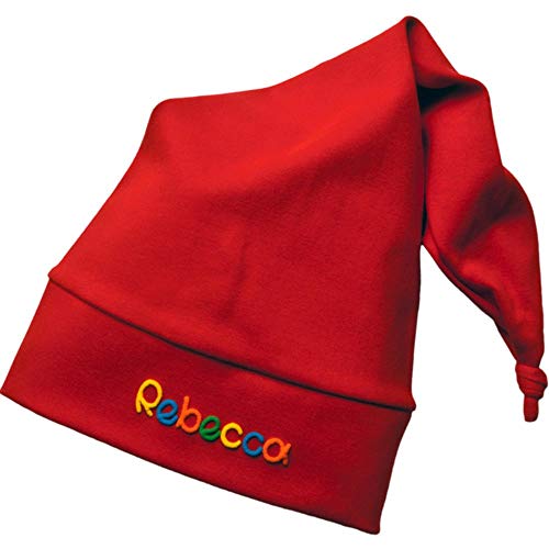mein-name Zipfelmütze Kindermütze Kinder Haube Personalisierte Mütze für Junge Mädchen Kinder Kinderhaube nit Zipfel, Farbe:rot von mein-name
