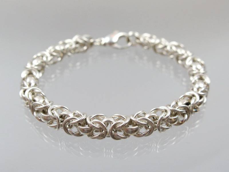 Armband Königskette 28G 925/ - Sterlingsilber Handarbeit Massiv Unikat Goldschmiedearbeit von meinWerkk