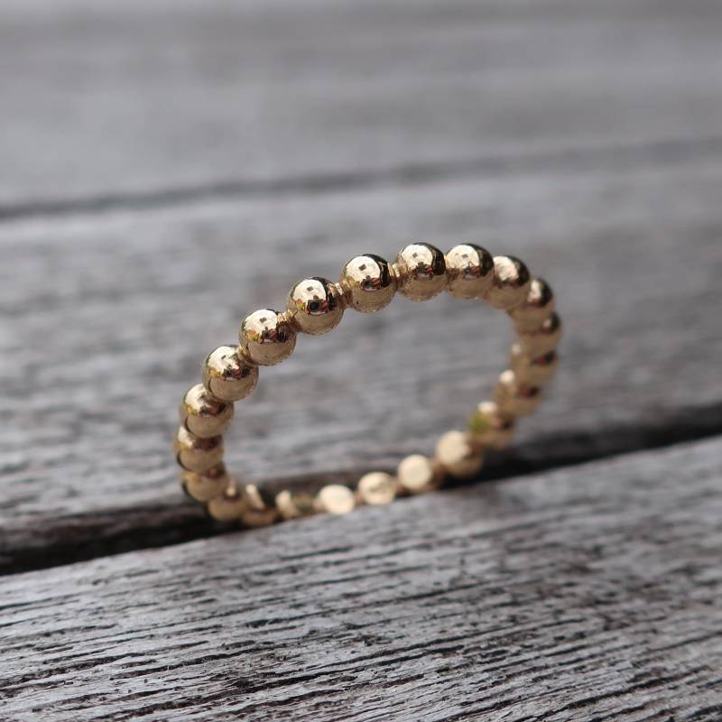 Kugelring 3 Mm 750 Gold von meinWerkk