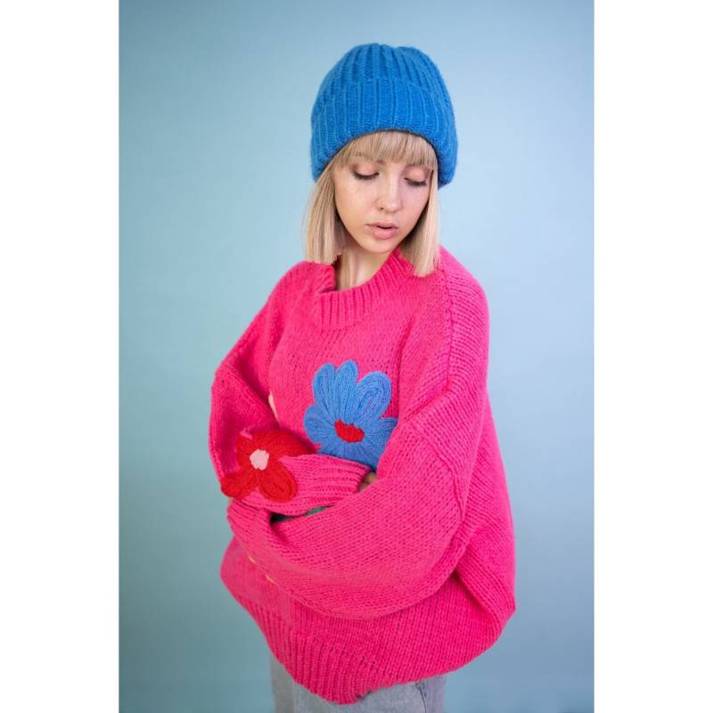 Unisex Strickmütze Mit Breitem Umschlag Made in Europe Auch Für Allergiker von meinbeanieShop