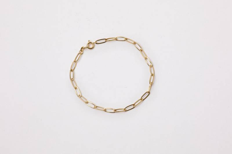 Armband 925Er Silber Gold Goldkettchen Silber Oder Roségold Ankerkette Armkette Armkettchen von meineketten